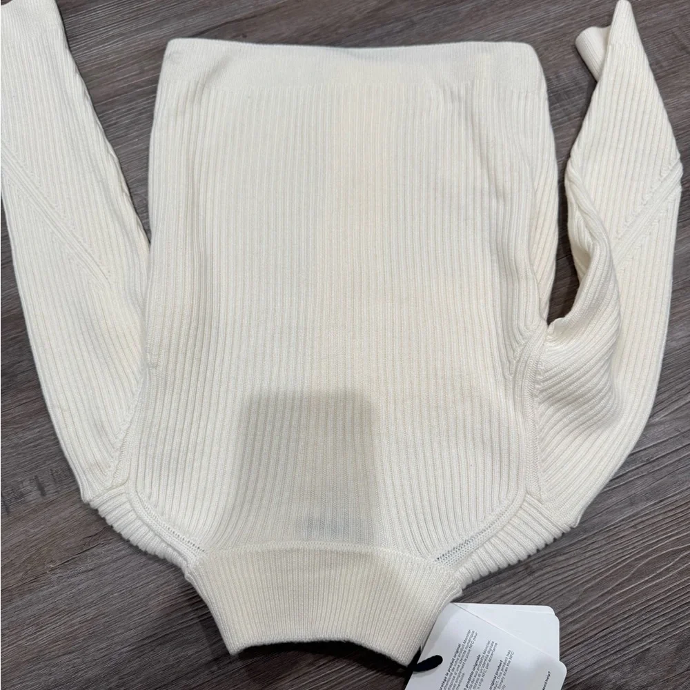 Moncler Cardigan Tricot White Zip Up Knitted Sweater Cardigan